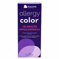 Tinta para Cabelo Coloração Hipoalergênica Baume Allergycolor – Sem Amônia - 4.0 Castanho Médio