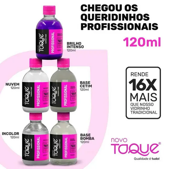 Repositor de esmalte 120 ML Novo toque (RENDE 16 x MAIS)