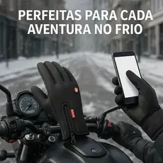 Luva Motoqueiro Impermeável Frio E Chuva Touch