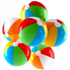 Bola Colorida 32cm Vibrante Praia e Piscina Campo