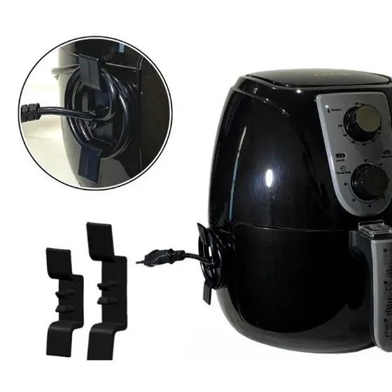 Kit Clip Organizador De Cabos Eletrodomésticos Fios 6 Peças Autoadesivo