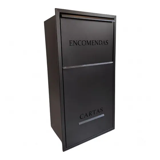 Caixa Encomendas Correio Cartas Antifurto 1M Grande Reforçada P/ Condomínios Edifício Casa Empresas