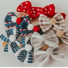 Laço Pet Gravatinha Para Cachorro Macho Kit 10 Unidades 5 Pares Bandana Acessório Petshop