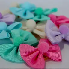 Kit de Laços para Pets e Pet Shop Colors laço colorido para cachorro gato coelhos
