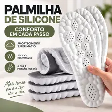 1 a 4 Pares Palmilha Tênis 4D Nuvem Conforto Ortopédica Absorção Impacto Antiderrapante Esportiva Caminhada Corrida