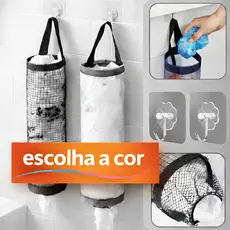 1 a 2 Puxa Saco Porta Sacolas Organizador Cozinha Dispenser Sacola Plástica Lavanderia Parede