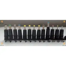 Plugs adaptadores individuais para conectores de Fonte Universal, notebook ,e outros - novo