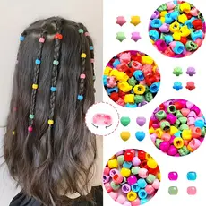 Tererê Mini Presilhas de Cabelo Cores Sortidas Acessórios para Tranças e Penteados Infantis