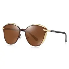Óculos de Sol Barcur Redondo Metal Premium Proteção UV400 Estilo Casual Elegante Confortável Leve Alta Durabilidade