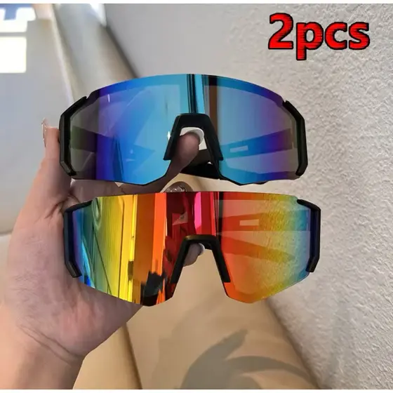 Óculos Esportivo Unissex UV400 – Proteção Total Contra Sol, Areia e Vento