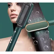 Escova Alisadora Pente Anliu Hair 3 em 1, Secador, Chapinha e Modelador Bivolt