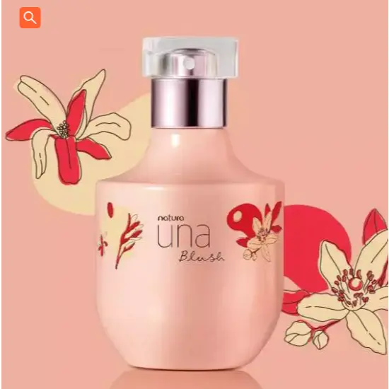 Perfume Desodorante Natura Una blush Feminino 75ml (ORIGINAL E LACRADO!)