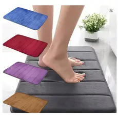 Tapete Banheiro Super Soft 60 x40 Absorvente Antiderrapante Cor Aleatória