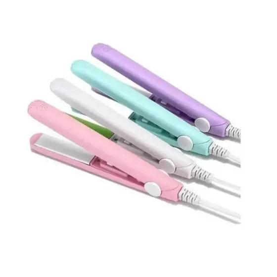 Mini Chapinha de Cabelo Portátil com Estojo 2x1 Alta potência Bivolt
