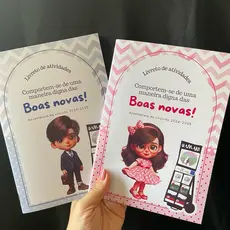 Caderno Infantil de Atividades - Assembleia Circuito  "Comportem-se de Maneira digna das Boas Novas"
