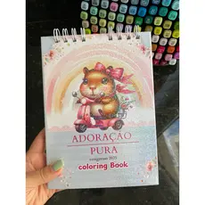 Caderno de Colorir Congresso 2025 Adoração Pura infantil-Congresso 2025-Adoração Pura-Coloring Book