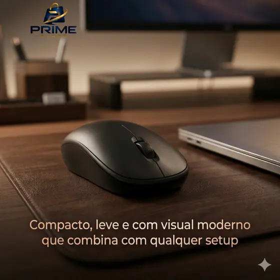 Mouse Sem Fio AOC - Notebook Computador Wireless USB Escritório Home Office 1200 Dpi Estudo