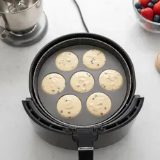 Forma de Cupcake Pão De Queijo Bolinhos Muffins Casa Cozinha Utensilio Domestico Para Air Fryer com 7 Cavidade Sortida
