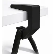Suporte para Bolsa e Mochila de Mesa Até 10kg Sem Furo Gancho Resistente Portátil Escritório