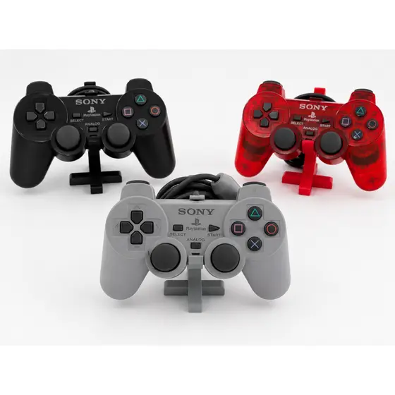 Suporte Controle Playstation Base Expositor PS1 e PS2 Dualshock | moderno elegante