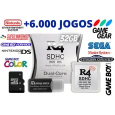 Cartão Cartucho Adaptador R4 2025 Sd 32gb 6000 Ds 2ds 3ds
