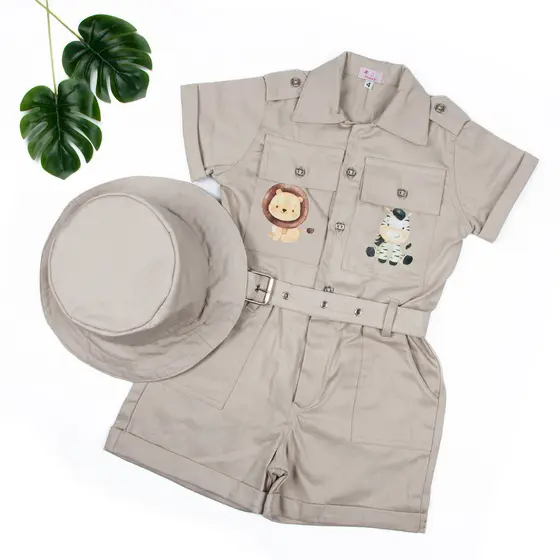 Macacão Safari Infantil Menino