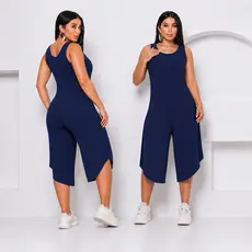 macacão envio Rápido casual midi  pantacurt listrado festa soltinho moda feminino lançamento mais vendidos