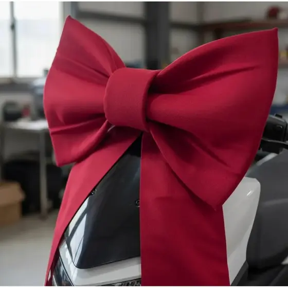 laço Gigante 60X40 Decoração de Natal Presente Moto Aniversário Top Venda Na Shopee
