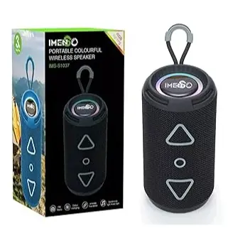 CAIXA IMENSO  Mini caixa de som Bluetooth portátil sem fio com luzes RGB, som surround estéreo