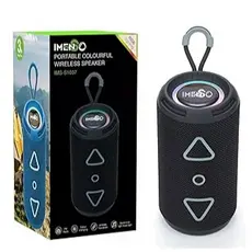 CAIXA IMENSO Mini caixa de som Bluetooth portátil sem fio com luzes RGB, som surround estéreo