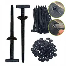 Kit Unidades De Abraçadeiras Com Travamento Automático Fivela Universal De Nylon Multifuncional