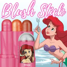 Blush Stick Princesas Disney - Textura Cremosa - Efeito Natural - Bastão - 6 cores - Fenzza