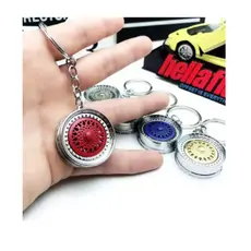 chaveiro automotivo roda de carro tuning escala 1/18 rebaixado esporte em metal alta qualidade miniatura