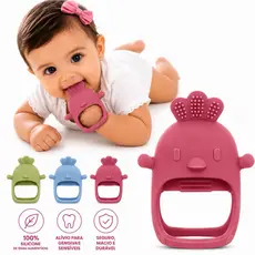 Mordedor De Pulso À Prova De Queda Mastigar Sem BPA Brinquedos De silicone Para Dentição Bebês Com Mais De 3 Meses wk