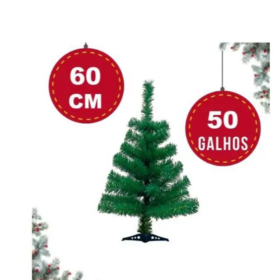 ARVORE DE NATAL 60 CM 50 GALHOS PEQUENA