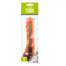 ESTILETE LARGO LEOARTE LAMINA DE 18MM COMPOSIÇÃO DE RESINA TERMOPLÁSTICAS E METAL