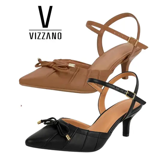 Scarpin Sapato Vizzano Feminino Salto Fino Confortável Sofisticado Clássico  Elegante Palmilha Macia