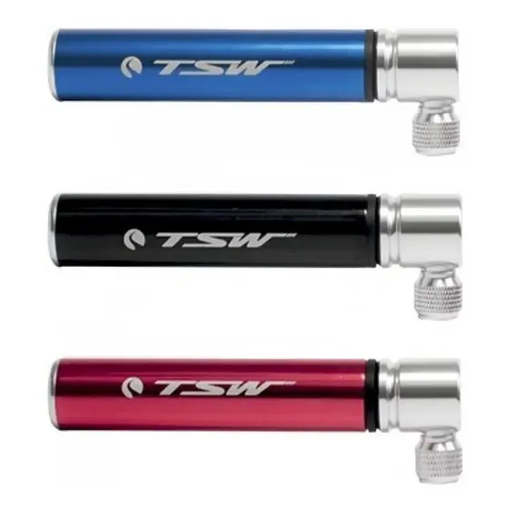 Mini Bomba De Ar Tsw Alumínio Com Suporte Bike Mtb Speed