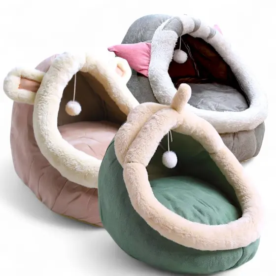 Cama Para Gatos De Dormir Caminha Tipo Toca Pet Fofinha