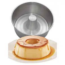Forma Pudim Nº17 Pequena com Furo no Meio Ideal para Doces Gourmet e Porções Individuais