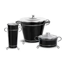 Kit Pia Colorido com Lixeira Porta Detergente e Sabão Esponja para Organização de Cozinha