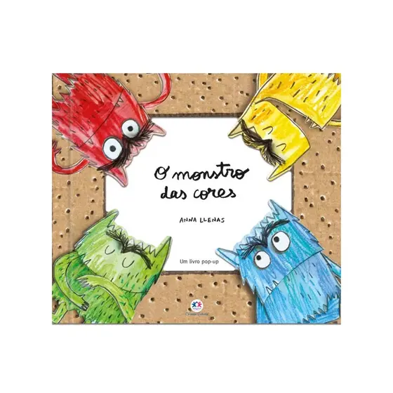 Livro Pop-up O monstro das cores | Lidando com as emoções | Capa Dura | Ciranda Cultural