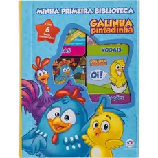 Box com 6 Minilivros Galinha Pintadinha - Minha primeira biblioteca
