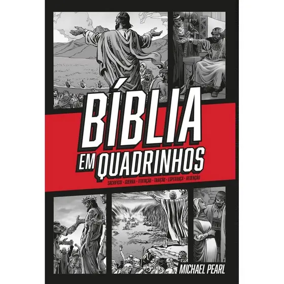 Bíblia Ação Em Quadrinhos | Capa Dura | Vermelha