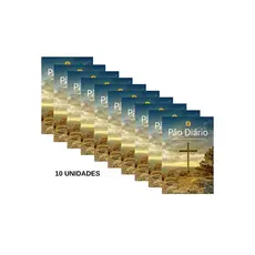 Kit 10 Livros Pão Diário | 90 reflexões para seu momento devocional | Capa Cruz | Publicações Pão Diário