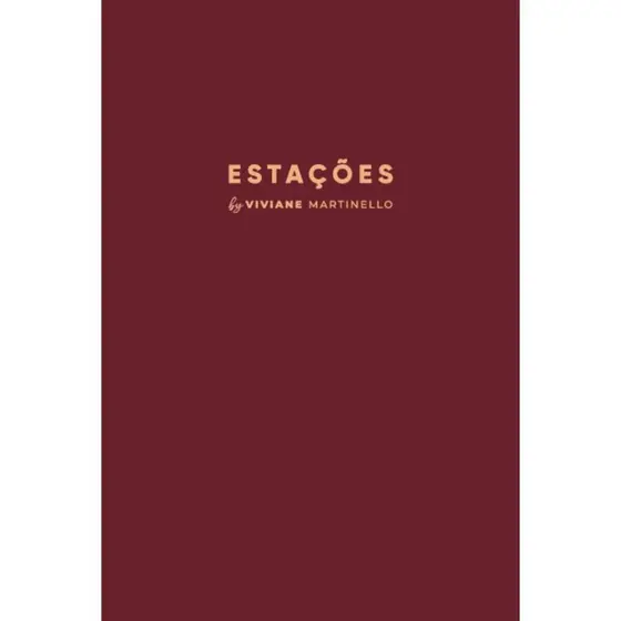 Planner Estações | Viviane Martinello | Capa Vinho | Editora Vida
