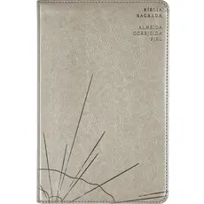 Bíblia Sagrada Slim | ACF | Luxo Couro-Soft Cinza