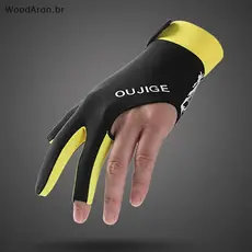 woodaron.br Billiards Glove Left Hand Three Finger Non Slip Billiard Training Gloves BR
