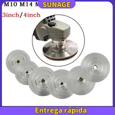 [SUNAGE] Almofada De Apoio De 4 Polegadas Polimento De Diamante Suporte De Base De Alumínio M14 M10 M16