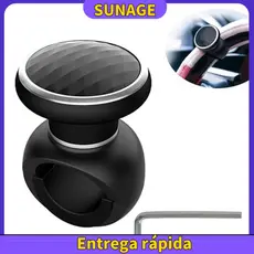 [SUNAGE] Spinner Do Botão Volante ABS E Ajuste Premium Para Carros , Caminhões Muito Mais Preto